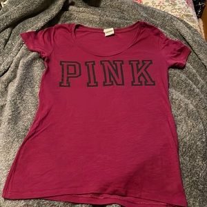 VS T-Shirt Maroon Color Size Small